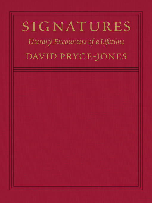 Title details for Signatures by David Pryce-Jones - Available